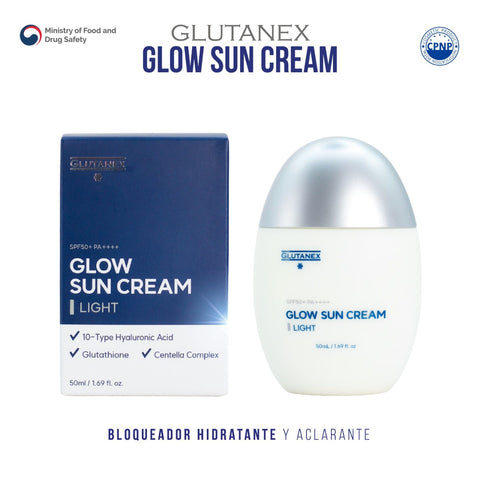 Glow sun cream glutanex